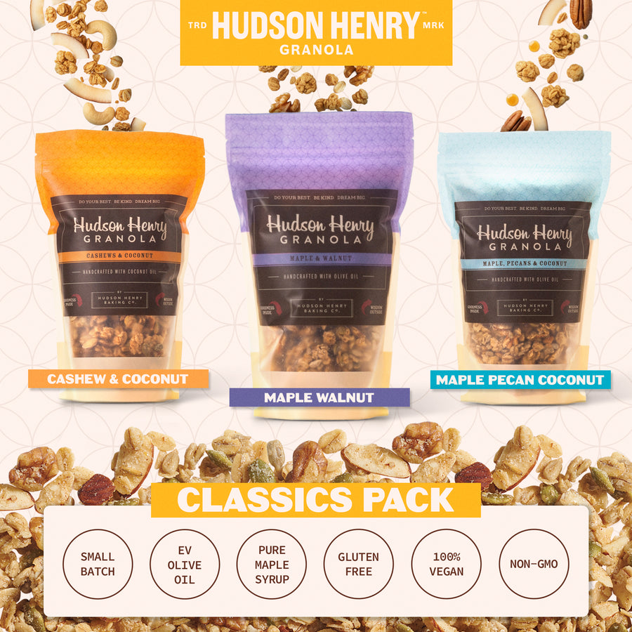 Trio (Pecan, Cashew, Walnut) – Hudson Henry Baking Co.