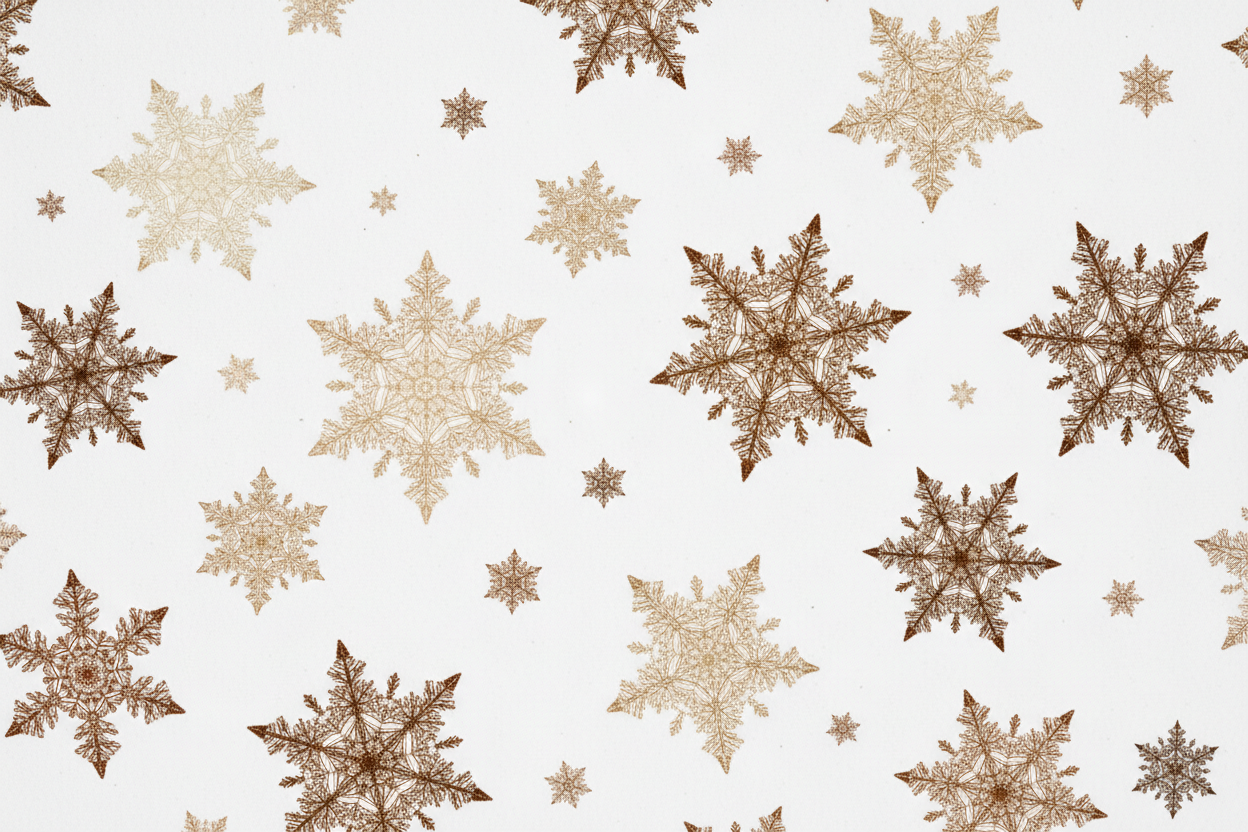 Brown snowflakes